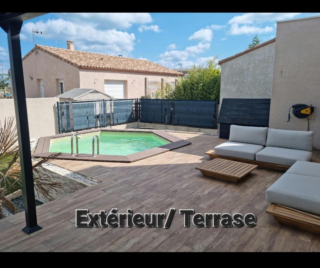 Maison 8 Couchages Clim, Plage A Pied, Petite Piscine Port-la-Nouvelle Exterior photo